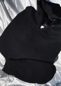 AZBAA INDUSTRIES Mens <b>Plain</b> Blank Hoodies With Satin Hood <b>Hoodie</b> - Product Image 5