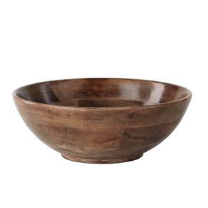 100% artesanía de madera de mango Natural de alta calidad hecha a mano Hotel restaurante juego de cuencos para servir ecológico para servir alimentos - Product Image 4