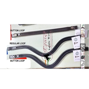 Bandas de cejas de canal vacío de cuero de alta calidad a la moda para caballos para uso ecuestre - Product Image 1