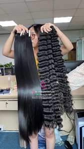 Cheveux malaisiens vierges sans traitement — ali queen, cheveux naturels, ondulés, amples, Body Wave, cuticules alignés, bruts, 10 40 pouces - Product Image 2