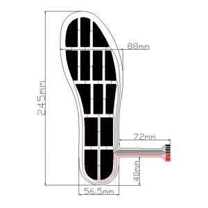 Taidacent-Sensor de presión Plantar para pies 14 FSR, RX-ES39A de detección de presión independiente distribuida, película Flexible piezoresistiva - Product Image 6