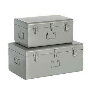 Coffre en métal de qualité supérieure, fait à la main, décoratif, vente chaude, boîte de rangement, forme personnalisée, articles de jardin, coffre en métal - Product Image 5