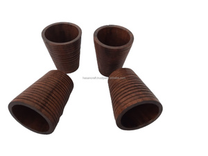 Verre à vin écologique Viking, verre à boisson en bois, produit de vente chaude, verre fait à la main en bois pour la maison, l'hôtel et le restaurant - Product Image 5