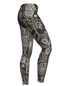 เลกกิ้งออกกำลังกาย (กางเกง) ใส่ออกกำลังกายของคุณให้มีพลังงานที่สดใสแห้งเร็วระบายอากาศได้ดีสีสันที่กำหนดเองได้โอบกอดการเดินทางออกกำลังกาย - Product Image 3