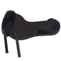 Tapis de selle d'équitation en cuir respirant et confortable, matelassé, tout usage, en coton écologique, à faible MOQ, pour le dressage et le saut d'obstacles
