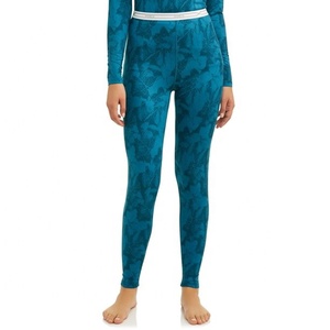 Compression Gym Leggings Mid Waist Womens Yoga <b>Pants</b> Running Workout Fitness Control Sports Leggings Nylon Spandex Four-Way - Product Image 5