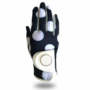 Neujahr Best Fashion Style Cabretta Leder Langlebige Golfspiel handschuhe Kunden spezifische Farbe & Größe Golf handschuh