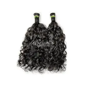 I Tips Natural Curly No Steamed Original State Hair Extension 16 inches to 30 inches Soft Silky Indian Remy Hair I tips 1B color