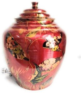 Digital Floral Printed Copper <b>Water</b> <b>Dispenser</b> for <b>Home</b> Use - Product Image 2
