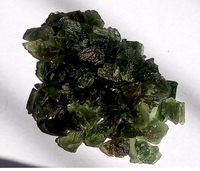 Moldavite naturelle certifiée IGI, petite taille, brute, non taillée, pierres semi-précieuses pour bijoux, origine CZ, formes variées, HARI OM