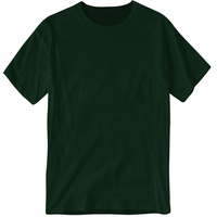 Camiseta Extra Grande para Hombre, 200GSM, Algodón Pesado con Fibra de Bambú, Transpirable, Impresión Personalizada, Alta Calidad, Venta al Por Mayor, OEM