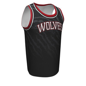 Uniforme de baloncesto sublimado, diseño personalizado, número de equipo de cliente y logo, material de alta calidad, nuevo diseño - Product Image 1