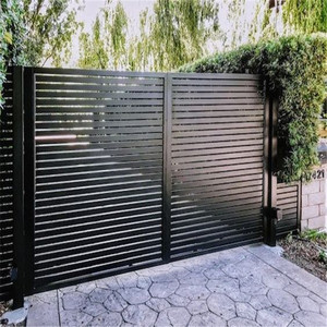 Lámpara de Poste para Exteriores, Nueva Moda, Buen Aspecto, Valla de Privacidad de Aluminio, DIY, Precios Bajos, Vallas de Aluminio para Exteriores - Product Image 4