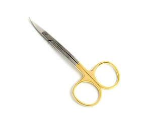 Tijeras de cordoncillo de carburo de tungsteno alemán, instrumentos quirúrgicos de 4,5 pulgadas, tijeras de goma Dental - Product Image 2