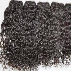 Pelo indio rizado sin procesar, paquete de cabello crudo y cierre FRONTAL - Product Image 1