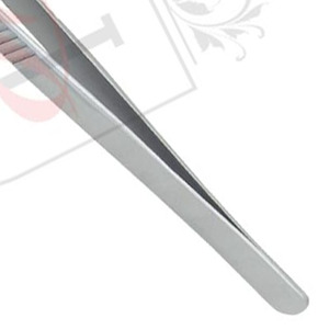 Extensiones de pestañas de acero inoxidable, pinzas finas de aislamiento recto en Color satinado, Etiqueta Privada, pinza - Product Image 4