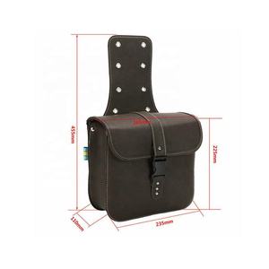 Sacoche de moto étanche aux derniers styles de la mode-Sacoche de moto Vintages-Accessoires de vélo en cuir Sacs de selle - Product Image 2
