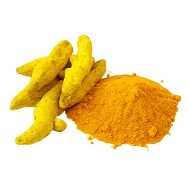 100% organik ve saf zerdeçal özü Curcumin parmak tozu gıda sınıfı kurutulmuş Curcumin parmak tozu