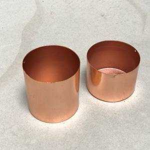 Métal Fer Cuivre Plaqué Nouveau Design Ensemble de 3 Personnalisé En Forme de Cylindre Offre Spéciale Bougie Navires Haut Décoratif Bougie Parfumée - Product Image 3