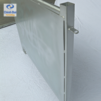 Panneaux de clôture portables pour moutons et bovins, galvanisés, soudés, certifiés ASTM, de haute qualité, certifiés ISO 9001, en acier Chinh Dai 30x30x1.5mm