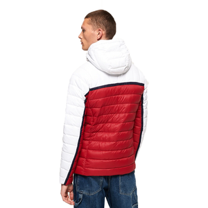2021 Custom <b>Men's</b> Woolen Puffer <b>Jacket</b> <b>Smart</b> Casual Design with Hood and Zipper Closure <b>for</b> Winter Casual Wear - Product Image 2