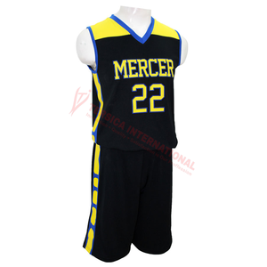 Uniforme de baloncesto 100% poliéster para hombre, uniforme personalizado para jóvenes - Product Image 6
