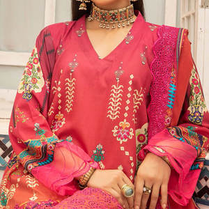 2022 robe de pelouse pakistanaise d'été pour femmes vente en gros vêtements Salwar Kameez - Product Image 3