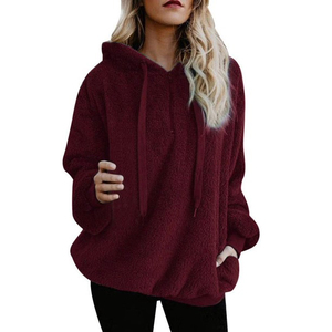 Nouveauté 2026 : Sweats à capuche à manches longues pour femmes, faible MOQ, sweats à capuche d'hiver pour femmes - Product Image 5