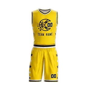 2024 Best youth Sublimation Basketball Sets Custom Top Quality Basketball Uniform Sets custom design
