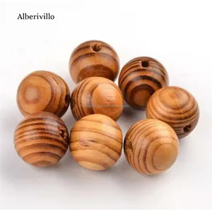 Indian Wooden Natural Color Beads Designer Square Bead Wooden Painted Beads