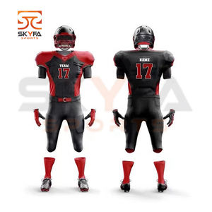 custom made 100% breathable fabric volleyball Football American sublimated uniforms - Product Image 2