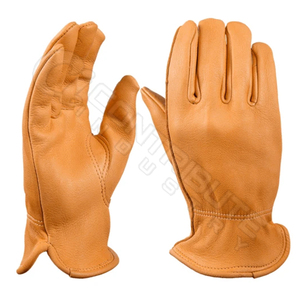 Comfortable Standard Grain Leather <b>Driver</b> <b>Gloves</b> for Daily Outdoor Casual Sports Use Plain Style Working <b>Drivers</b> <b>Gloves</b> - Product Image 1
