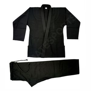 Jiu-jitsu-traje bordado personalizado, OEM, gi / bjj gi, color negro, venta al por mayor - Product Image 1