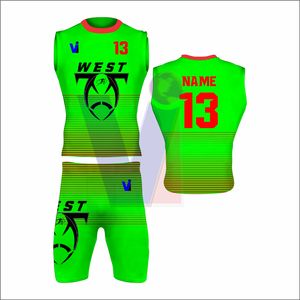 Sudadera con capucha sin mangas transpirable personalizada 7v7 camisetas de fútbol uniformes con características antibacterianas y de secado rápido - Product Image 1