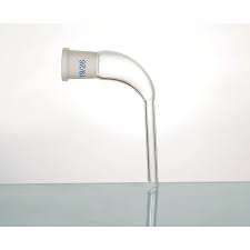 Adaptador de entrega de receptor de vidrio de borosilicato de calidad superior Vástago corto para fines experimentales de laboratorio Suministros de laboratorio OEM - Product Image 3