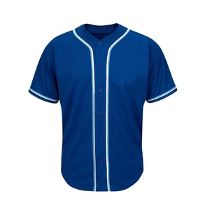 Maillot de baseball personnalisé de haute qualité en polyester 100% anti-UV respirant de grande taille pour unisexe - Product Image 2