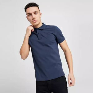T-shirt de sport pour homme grande taille 100 % coton, séchage rapide, respirant, lavé, col roulé, manches courtes, vierge, pour l'été et les activités de plein air - Product Image 3