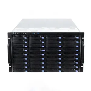 Produsen Cina 6U 48-Bay 19 Inch Standar Server Case dengan Papan Utama dan Pasokan Listrik Server