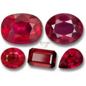 Ruby Gemstone Wholesale Natural Glass Filled Ruby Gemstone all Colors and custom size at Best Prices in India