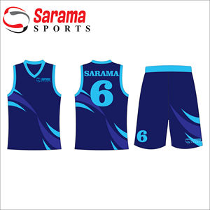 Uniforme de basket-ball Uniformes de basket-ball Uniforme de basket-ball personnalisé Design Couleur Bleu pour les jeunes garçons, - Product Image 3