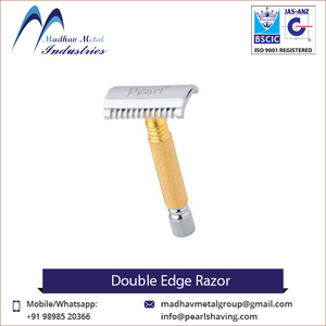 Fabricante Mayorista de Maquinillas de Afeitar de Doble Filo con Hojas de Acero Inoxidable y Mango Metálico para Hombres y Barberías - Product Image 6