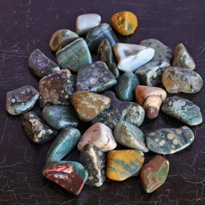 Piedras de cristal curativas de jaspe de mar, piedras de grava de cristal para regalos, Ágata Alfazal, gran oferta - Product Image 5