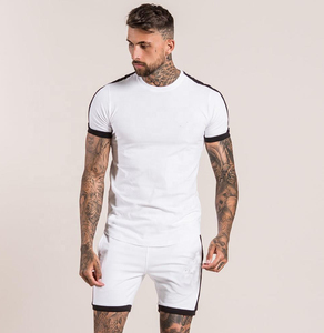 Chándal de material transpirable para hombre, ropa de media manga totalmente personalizada, informal, para verano, conjuntos dobles - Product Image 2