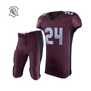 Maillots/Uniformes de football américain - Tailles plus grandes, couleur et logo personnalisables, 100% polyester, maillots d'entraînement pour équipes sportives - Product Image 4