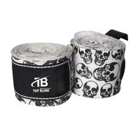 Bandages de boxe en néoprène de haute qualité, unisexes, personnalisables avec logo sur mesure pour la protection des poignets et des poings lors de l'entraînement.