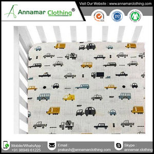 Custom Print Organic Baby Fitted Crib <b>Sheet</b> for Kids Toddler Crib <b>Sheets</b> Soft Organic - Product Image 4