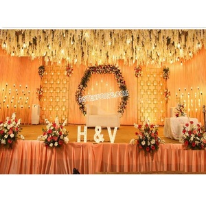 Modernos y Elegantes Fondos de Pared con Velas para Bodas, Escenarios de Recepción, Diseños de Paredes de Velas para Ceremonias de Matrimonio en Australia - Product Image 1