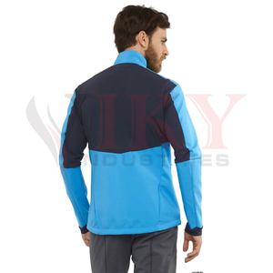 Chaqueta personalizada de buena calidad para hombre, chaqueta de concha suave de manga larga - Product Image 5