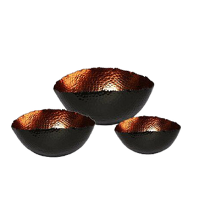 Ensemble de 3 bols de service de tailles différentes nouveau design bols à chocolats martelés en cuivre à des prix attractifs - Product Image 4