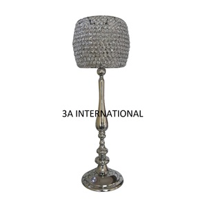 Candelabre en cristal de mariage royal en gros, support de bougie pour les fêtes de luxe, décoration de sol, centre de table - Product Image 4